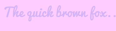 Image with Font Color D3B4F8 and Background Color FFCCFF